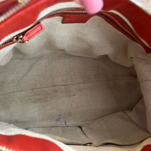 Gucci Soho Tassel Red Shoulder Bag - Picture 8 of 11